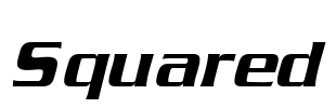Squared Font Image