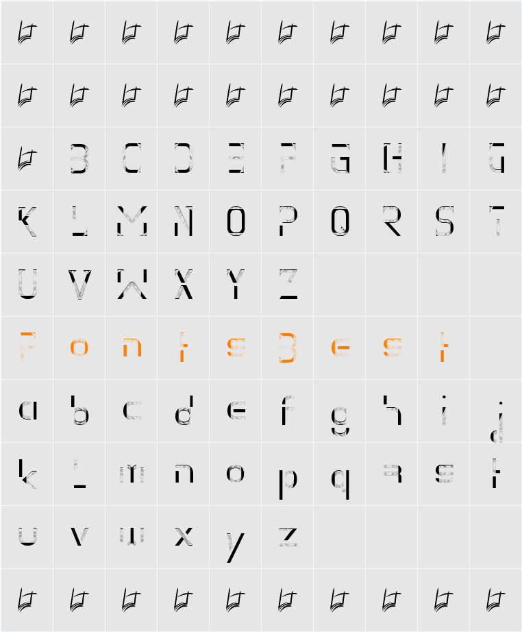 Dry Line Character Map