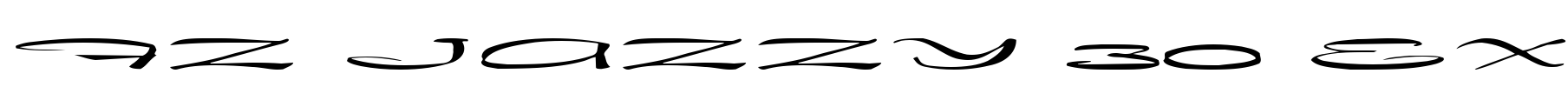 FZ JAZZY 30 EX Font Image
