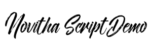 Novitha ScriptDemo Font Image