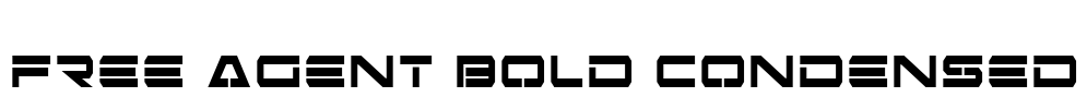Free Agent Bold Condensed