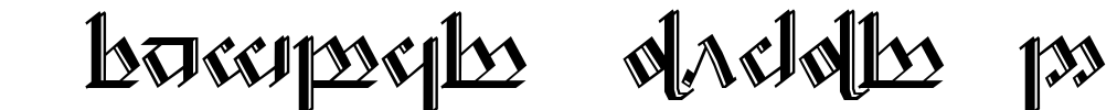 Tengwar Noldor-2 Font Image