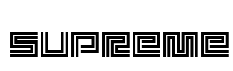 Supreme Font Image