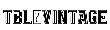 TBL_Vintage Font Image