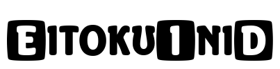 EitokuIniD Font Image