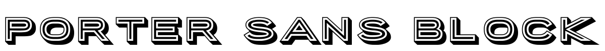 Porter Sans Block