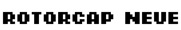 ROTORcap Neue Font Image