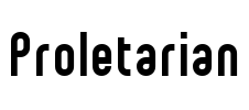 Proletarian Font Image