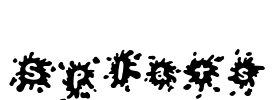 Splats Font Image
