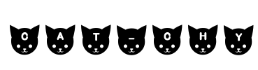 cat-chy Font Image