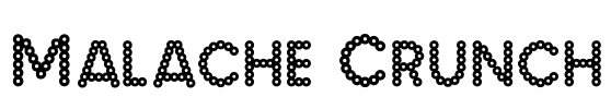 Malache Crunch Font Image