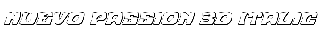 Nuevo Passion 3D Italic