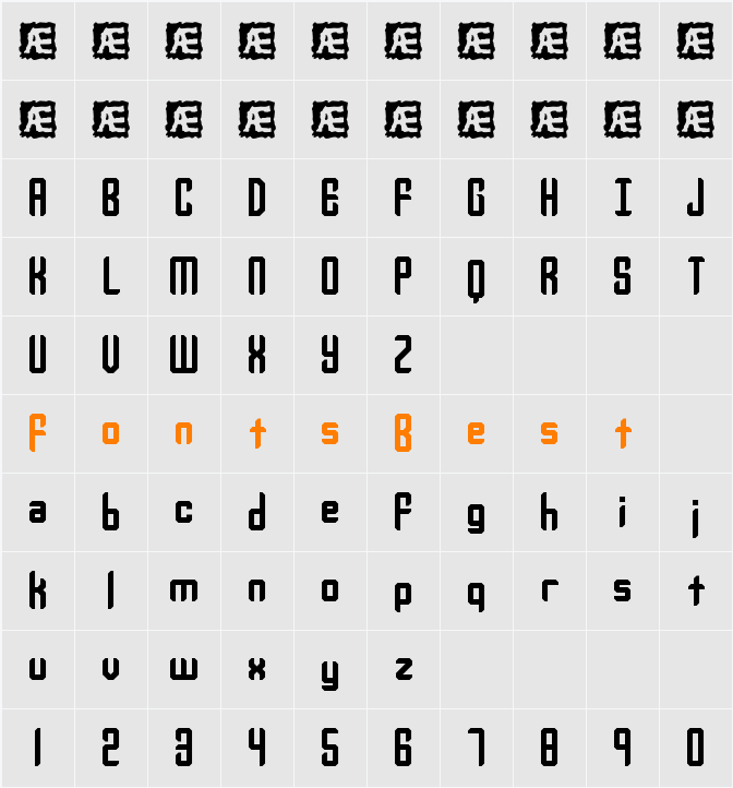 Your Complex BRK Character Map