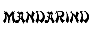 MandarinD Font Image