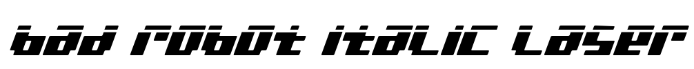 bad robot italic laser