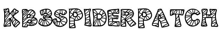 KB3SpiderPatch Font Image