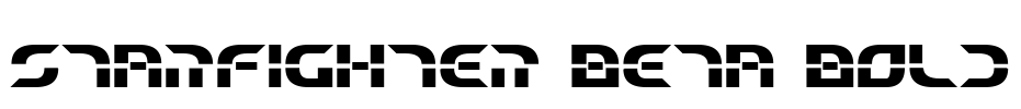 Starfighter Beta Bold Font Image
