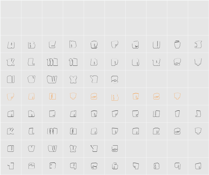 Kosmo Cat Light Character Map