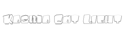 Kosmo Cat Light Font Image