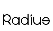 Radius Font Image