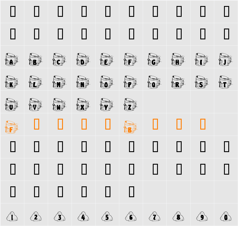 Siftware Character Map