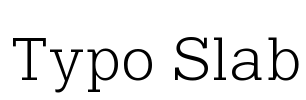 Typo Slab
