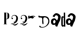 P22 Dada Font Image
