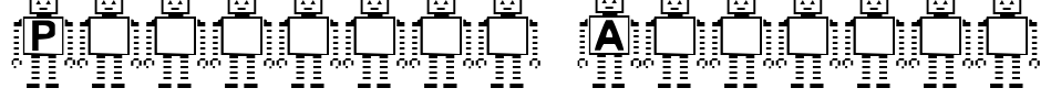 Paranoid Android Font Image