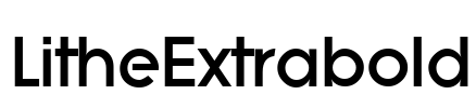 LitheExtrabold Font Image