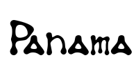 Panama Font Image
