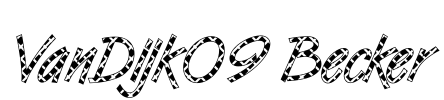 VanDijk09 Becker Font Image