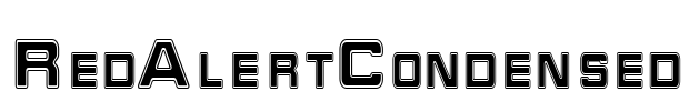 RedAlertCondensed Font Image
