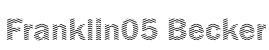 Franklin05 Becker Font Image
