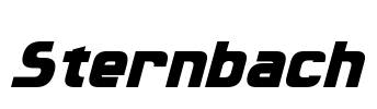 Sternbach Font Image