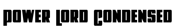 Power Lord Condensed