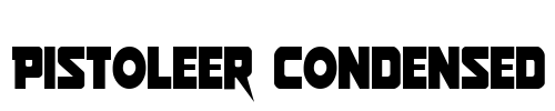 Pistoleer Condensed Font Image