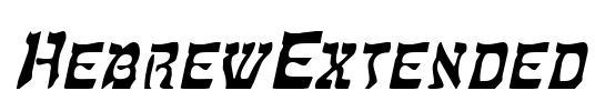 HebrewExtended