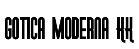 Gotica Moderna KK Font Image