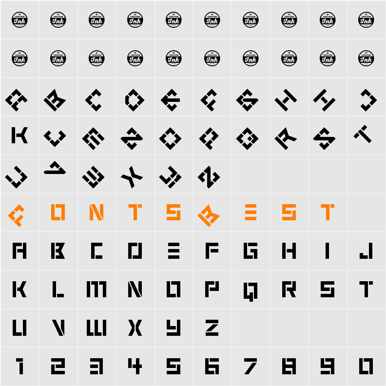 6 Cells Character Map