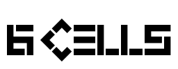 6 Cells Font Image