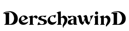 DerschawinD Font Image