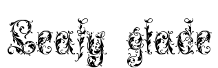 Leafy glade Font Image