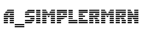 a_SimplerMrn Font Image