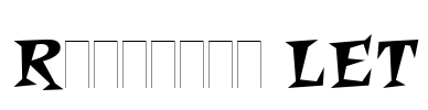 Roquette LET Font Image