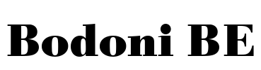 Bodoni BE Font Image