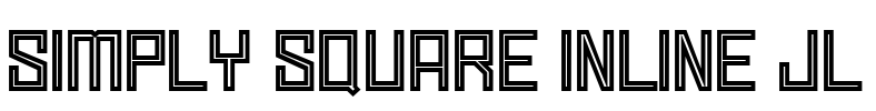 Simply Square Inline JL Font Image
