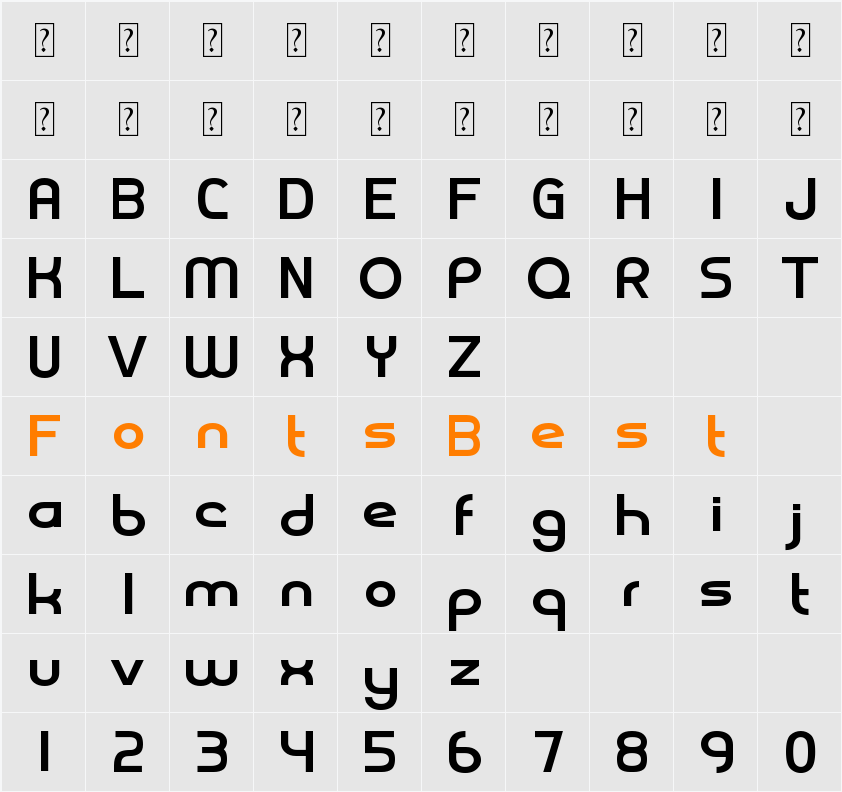 vivendi caps Character Map