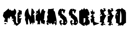 pUNKASSBLEED Font Image