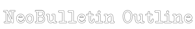 NeoBulletin Outline