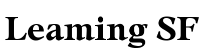 Leaming SF Font Image